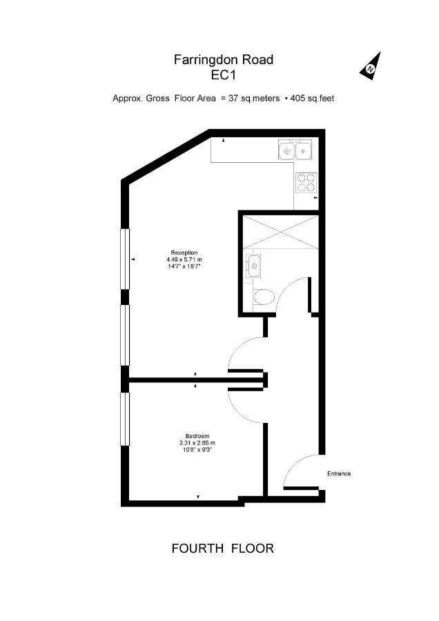 Heinze Flat 402 - One Bedroom Fourth Floor Flat By City Living London Eksteriør billede